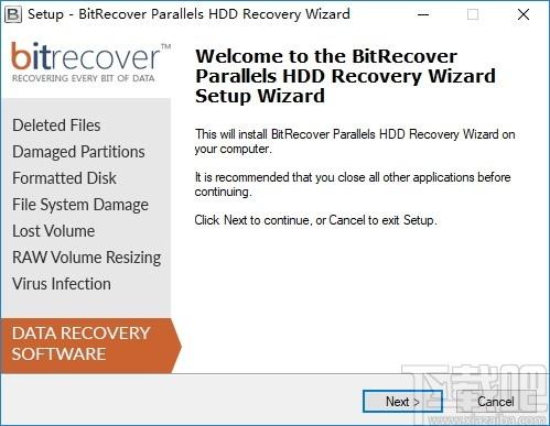 BitRecover Parallels HDD Recovery Wizard下载,HDD数据恢复工具