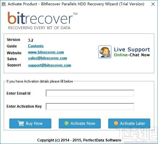 BitRecover Parallels HDD Recovery Wizard下载,HDD数据恢复工具