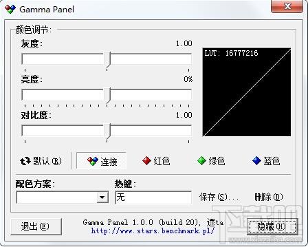 显示器调节软件,液晶显示器调节软件,电脑显示器调节软件,Gamma Panel