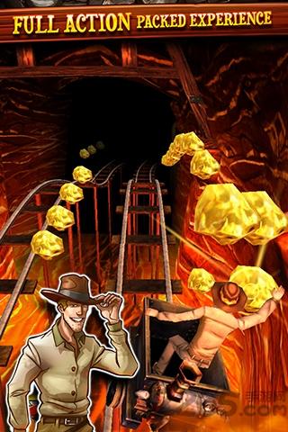 矿车大逃亡无限金币版下载,矿车大逃亡,跑酷游戏,3d游戏